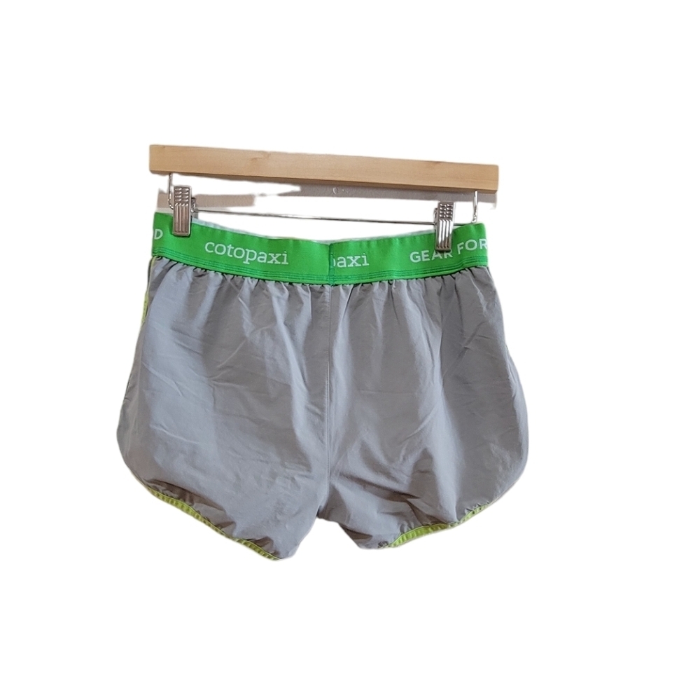 Cotopaxi Women's Gray and Green Shorts - Picture 2 of 9